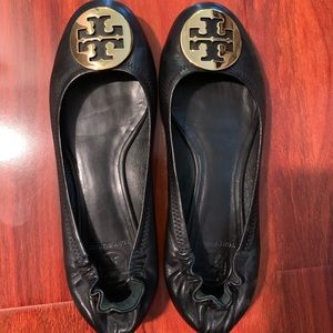 TORY BURCH Minnie Travel Ballet Flats- like new